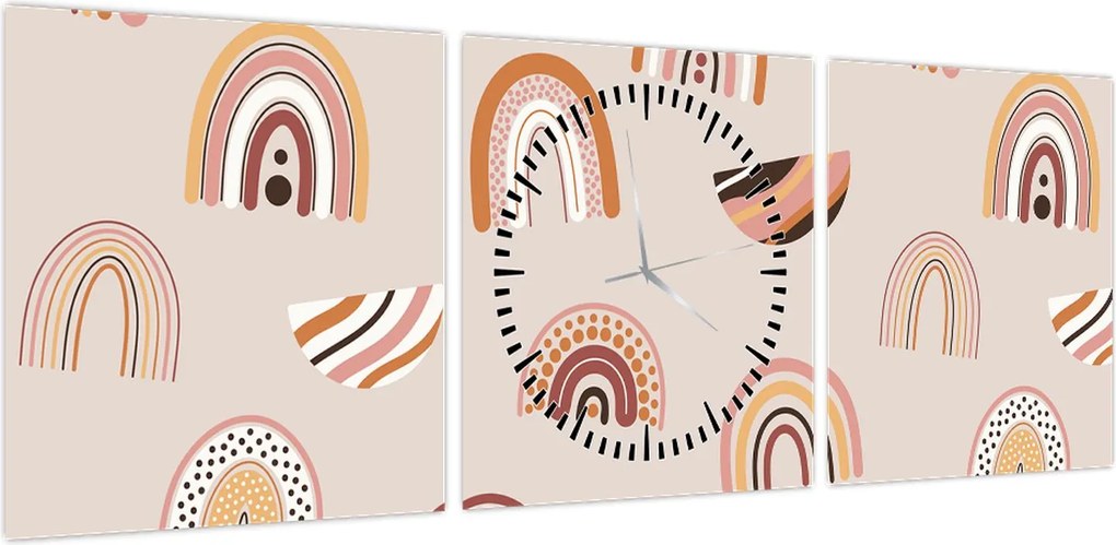 Obraz - Kreacje marzeń N⁰1 (z zegarem) (90x30 cm)
