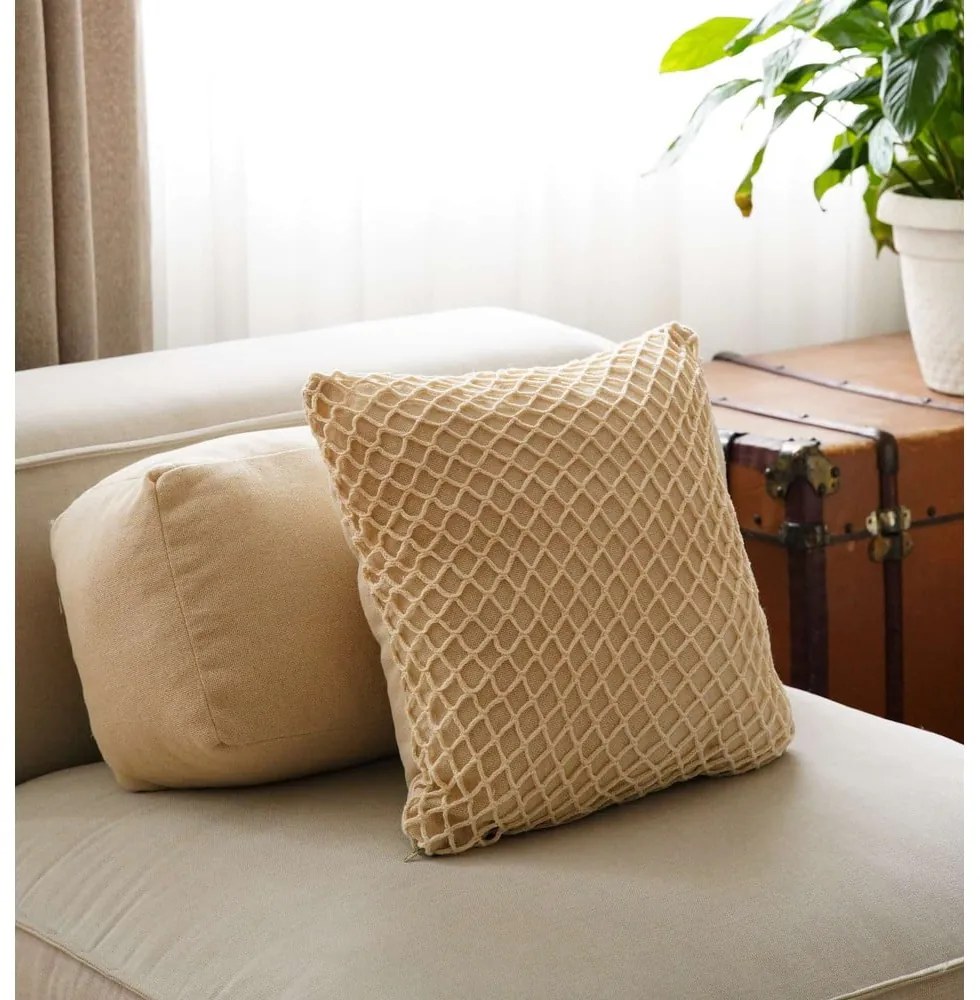Bawełniana poszewka na poduszkę 43x43 cm Net – Mioli Decor