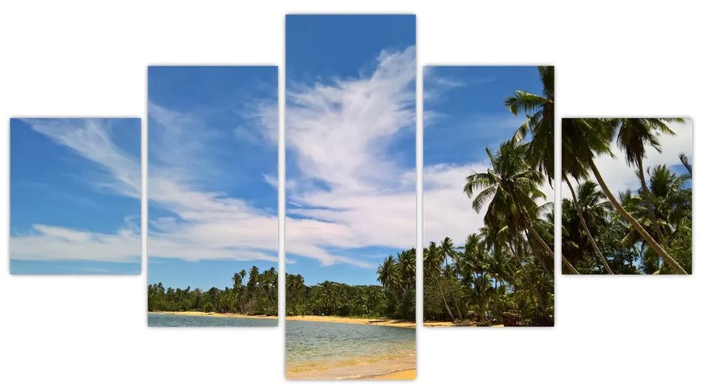 Obraz plaży (125x70 cm)