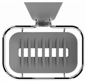 Simplehuman Regulowany uchwyt prysznicowy zpółkami