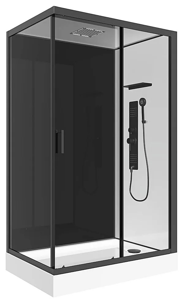Kabina prysznicowa z hydromasażem - Montaż z dowolnej strony - szer. 110 x gł. 80 x wys. 215 cm - FOMIRA
