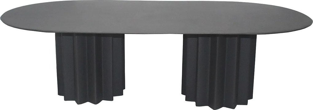 Stolik kawowy z metalu - Czarny - ZABANIA