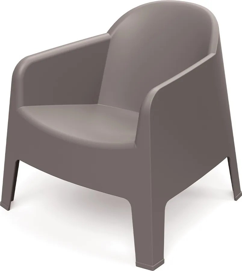 Plastikowy fotel do ogrodu Milane