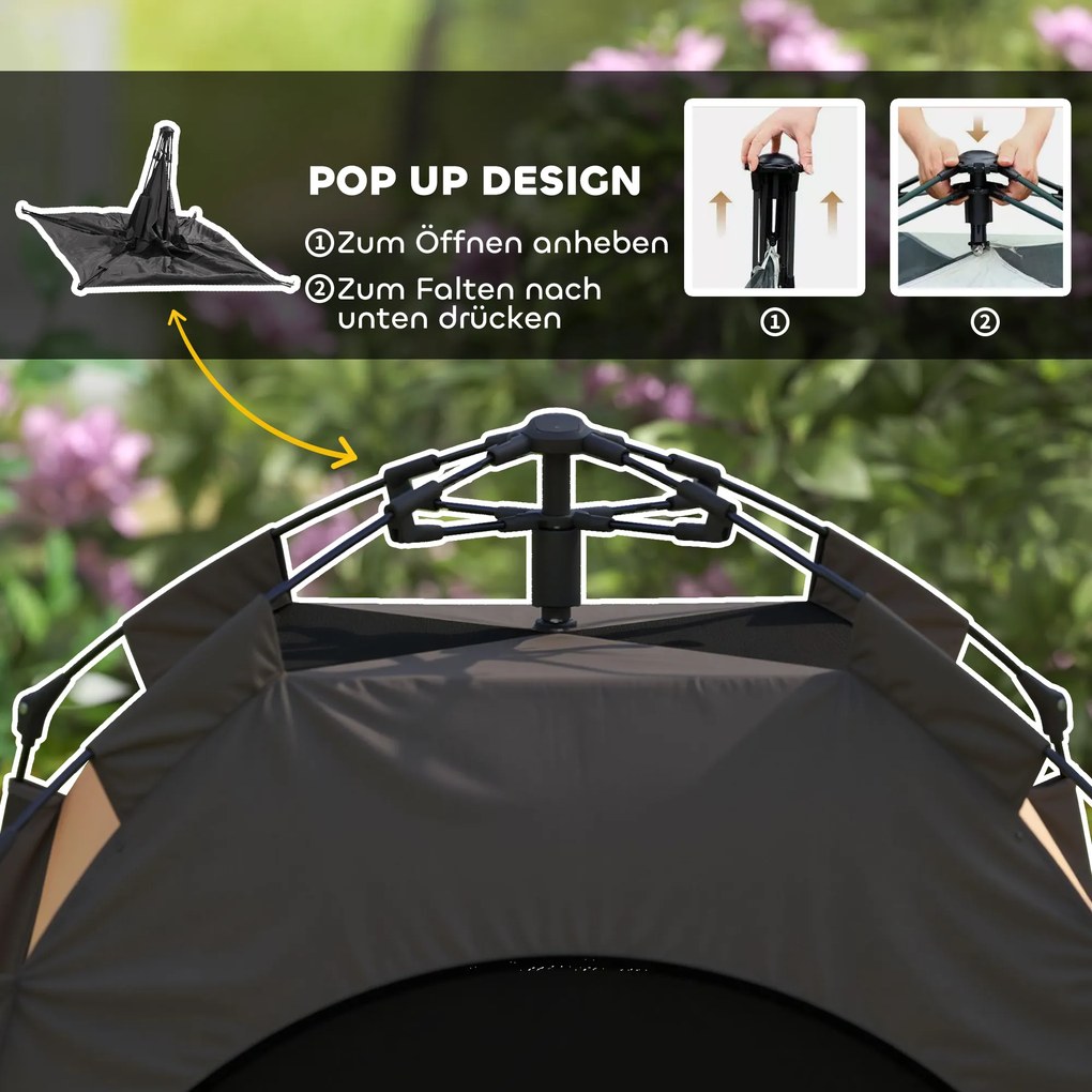 PawHut Namiot dla Zwierząt, Namiot dla Psów, Składany, Odporny na Warunki Pogodowe, Buda dla Psów, dla Dużych Psów, Ciemnobrązowy