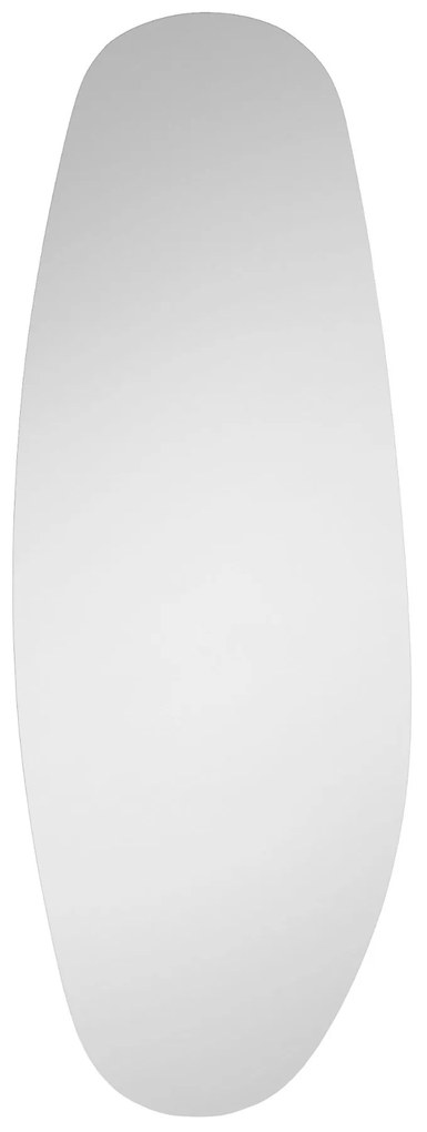 Lustro owalne z podświetleniem bezramowe 55 x 150 cm DELIS LED | Różne kolory szkła : Kolor - Srebro