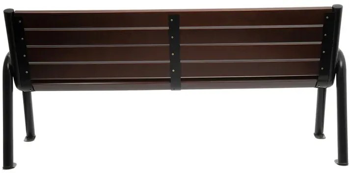 Stalowa ławka parkowa palisander - Tremis 2V