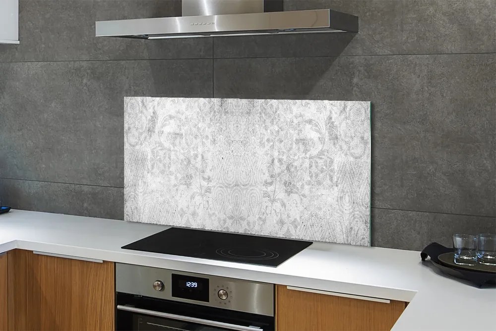Szklany Panel Kamień beton wzór