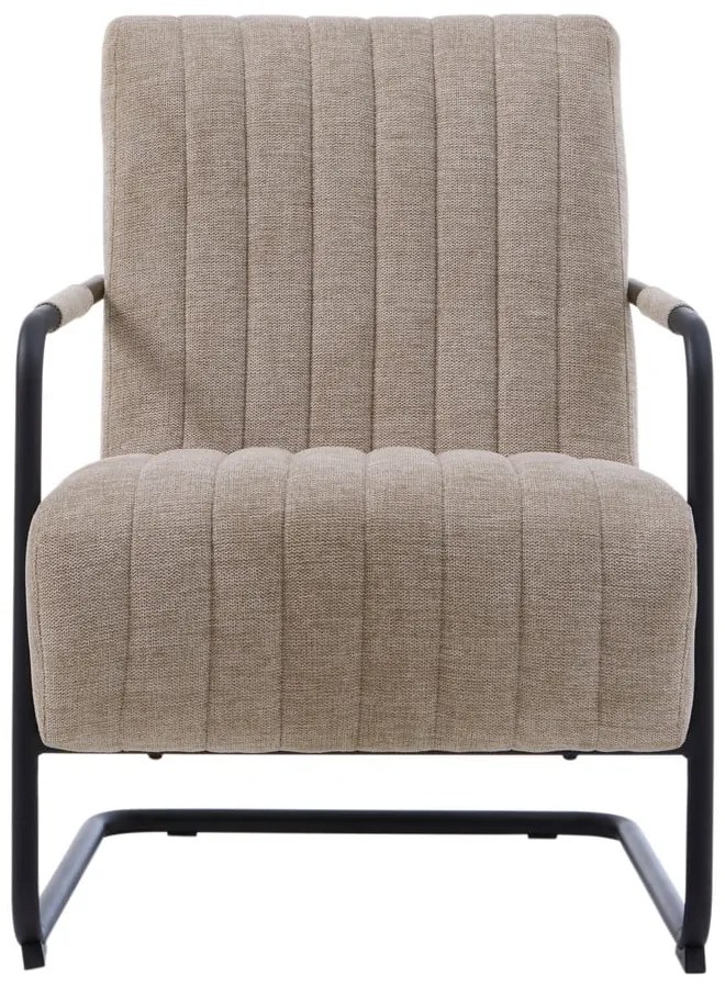 Beżowy fotel Trout – Unique Furniture