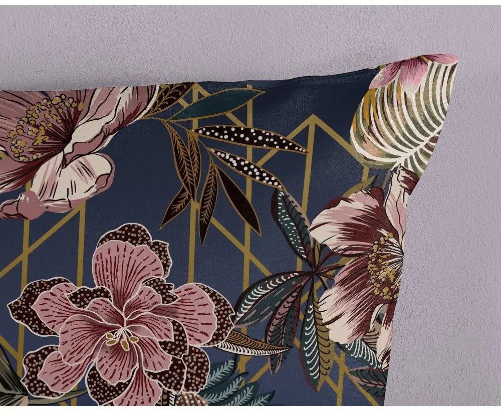 Ciemnoniebieska pościel dwuosobowa z mikrowłókna 200x220 cm Jos – Good Morning