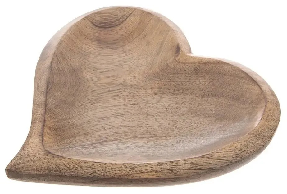 Orion Drewniana taca Mango Heart 20 x 20 cm, S