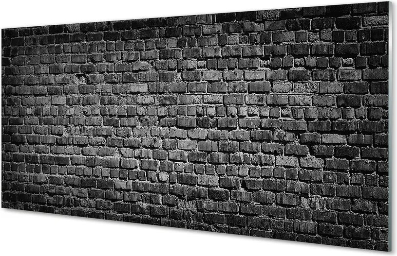 Szklany Panel Ceglany Mur w Stylu Retro