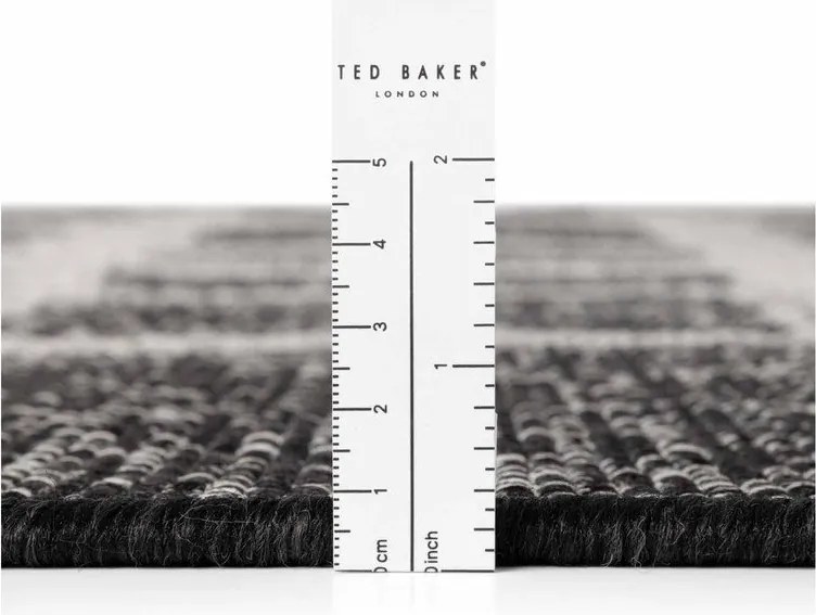 Czarny/kremowy dywan odpowiedni na zewnątrz 160x230 cm Haringey Ruskin – Ted Baker