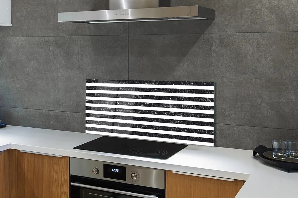 Panel Szklany Motyw Zebry i Plam