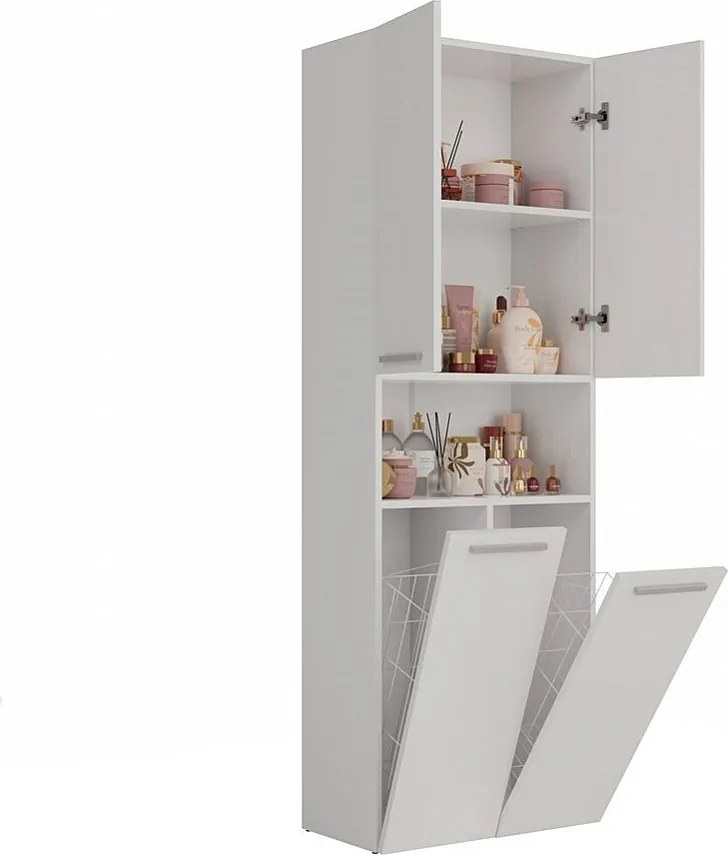 Meble łazienkowe, 174 x 30 x 60 cm, Biały Mat