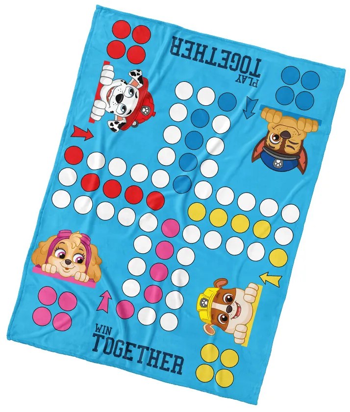 Carbotex Kocyk dziecięcy Paw Patrol Człowieku, niegniewaj się, 130 x 170 cm