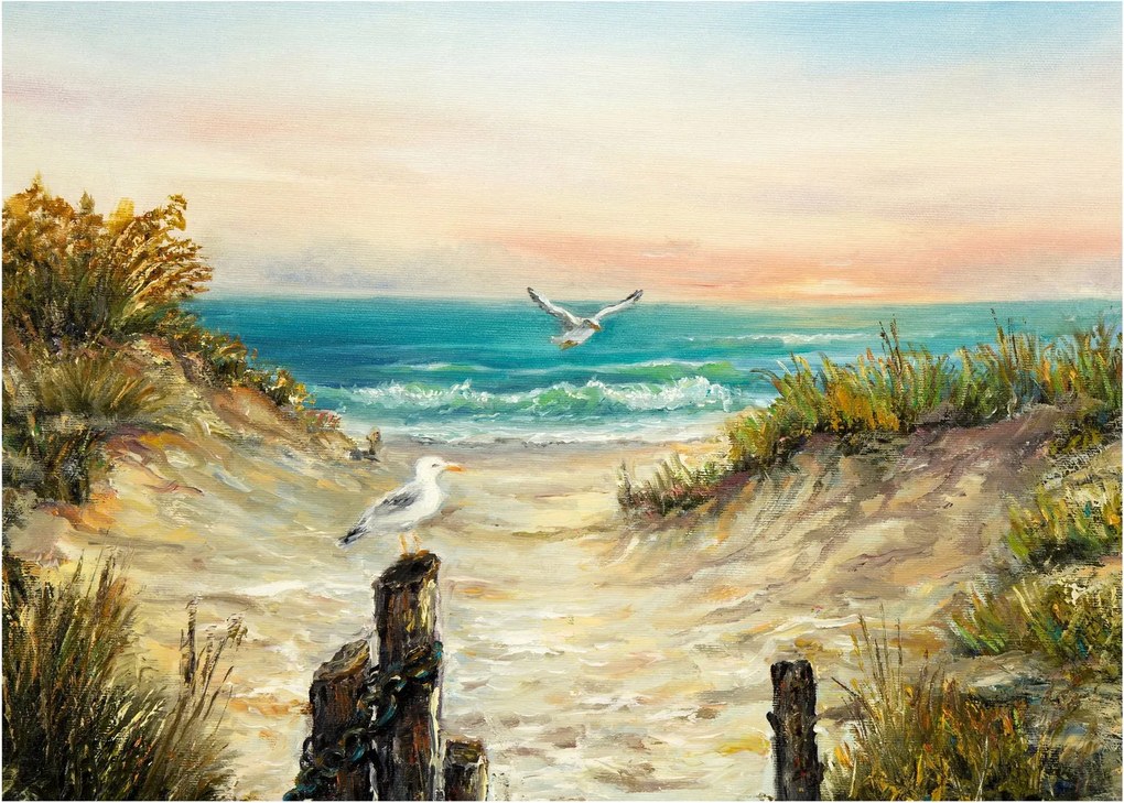 Obraz - Piaszczysta plaża (70x50 cm)
