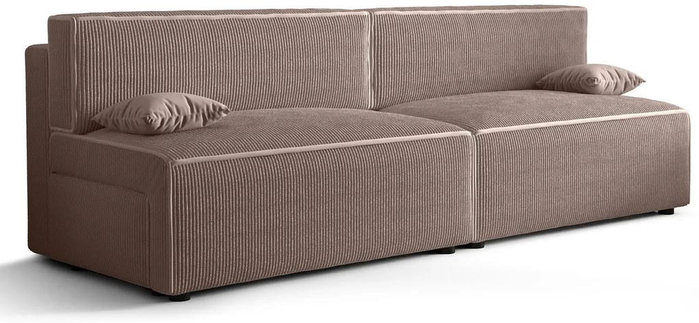 Beżowa rozkładana sofa - Lider 3X