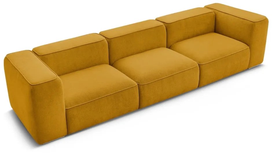 Sofa w kolorze ochry 345 cm Zephyr – Bobochic Paris