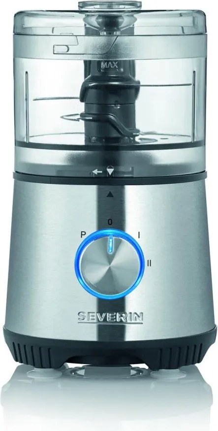 Severin KM 3865 - Rozdrabniacz do żywności 400W/230V stal nierdzewna/czarny
