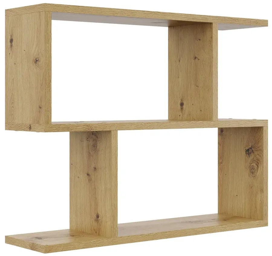 Skandynawska półka na ścianę w kolorze dąb artisan C9-C73