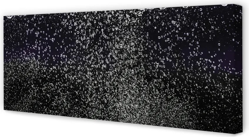 Obraz drukowany na płótnie Krystaliczne Bańki Wody