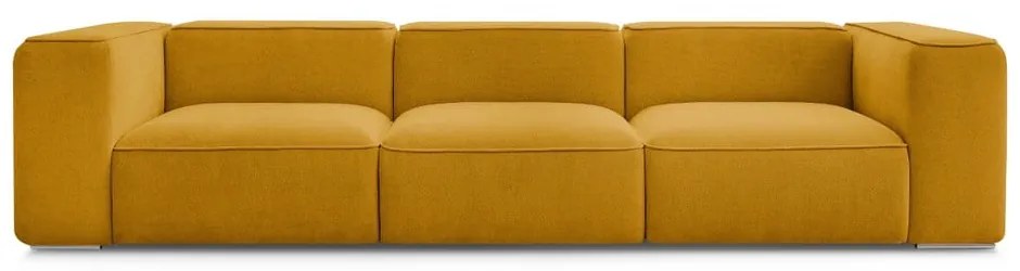 Sofa w kolorze ochry 345 cm Zephyr – Bobochic Paris