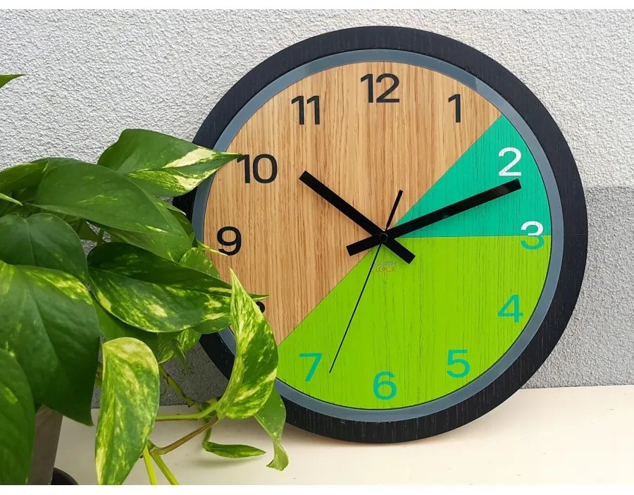 Zegar ścienny nowoczesny z cichym mechanizmem do salonu sypialni okrągły