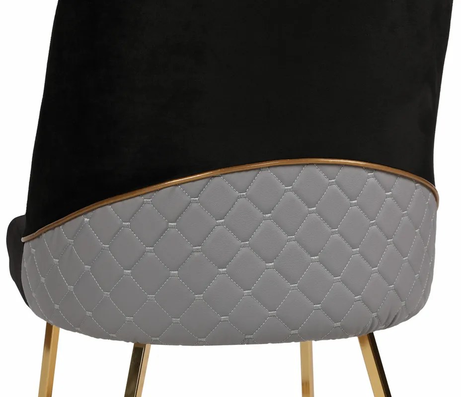 Zestaw krzeseł do jadalni Madrid Black, 4 szt.