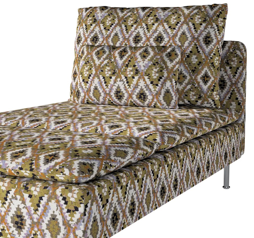 Pokrowiec na fotel Tomelilla wysoki z zakładkami