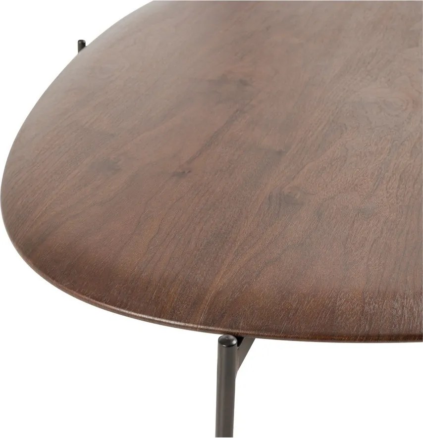 Stolik w ciemnym naturalnym kolorze 97x121 cm Kota – WOOOD