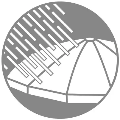 NASSAU 2 m - parasol uchylny : Substancja Desen - 848