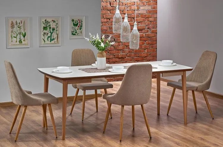 Skandynawski biały stół rozkładany K3-W92