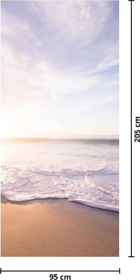 Fototapeta na drzwi - Piaszczysta plaża (95x205cm)