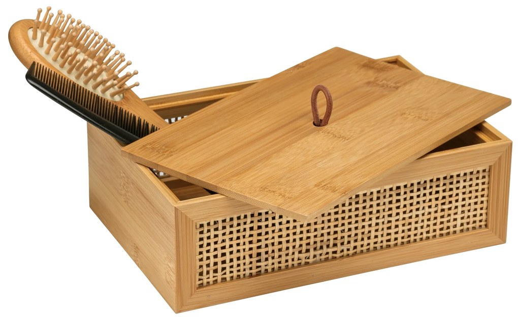 Pojemnik na kosmetyki ALLEGRE BAMBOO, 22 x 7 x 15 cm, WENKO