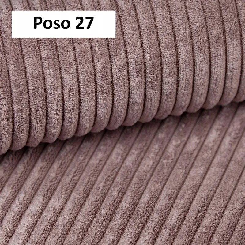 Narożnik wolnostojący CARL Lewy w tkaninie POSO 027