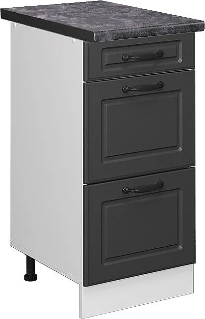 Szafka dolna do kuchni antracytowy domek wiejski 40x60x81.6 r-line
