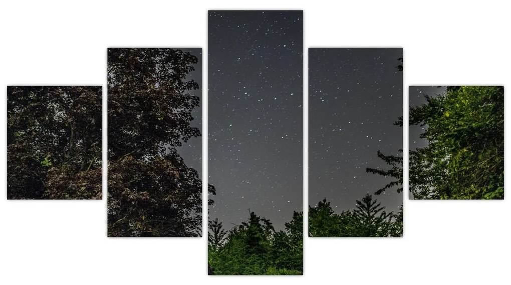 Obraz nocnego nieba (125x70 cm)