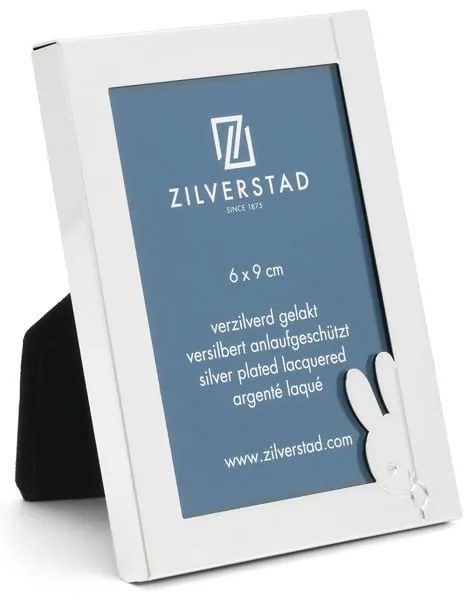 Metalowa ramka stojąca w kolorze srebra 8x10 cm Miffy – Zilverstad