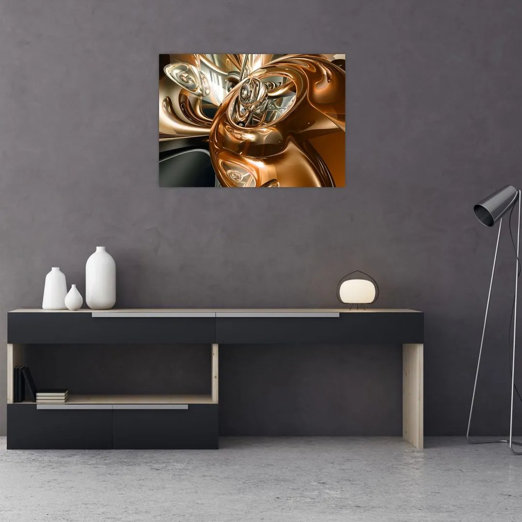 Obraz na szkle abstrakcji (70x50 cm)