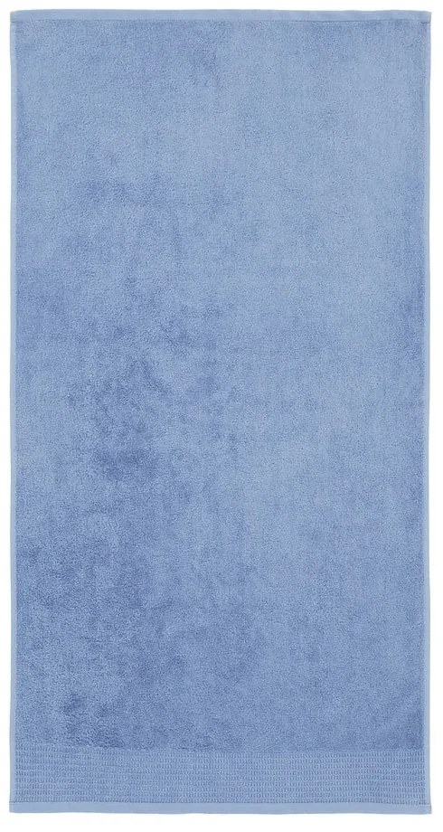 Niebieski ręcznik kąpielowy z bawełny egipskiej frotte 70x120 cm – Bianca