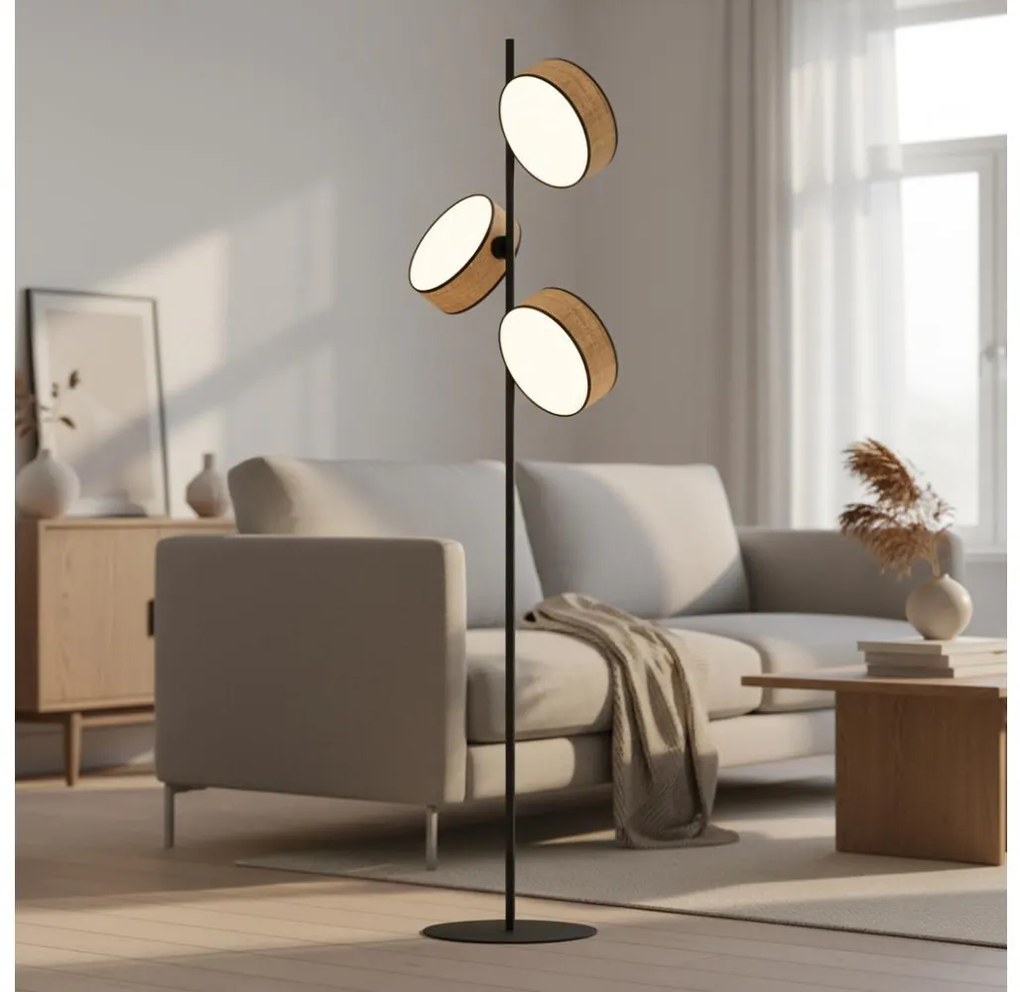 Lampa stojąca DRUMZ 3xE14/10W/230V beżowa