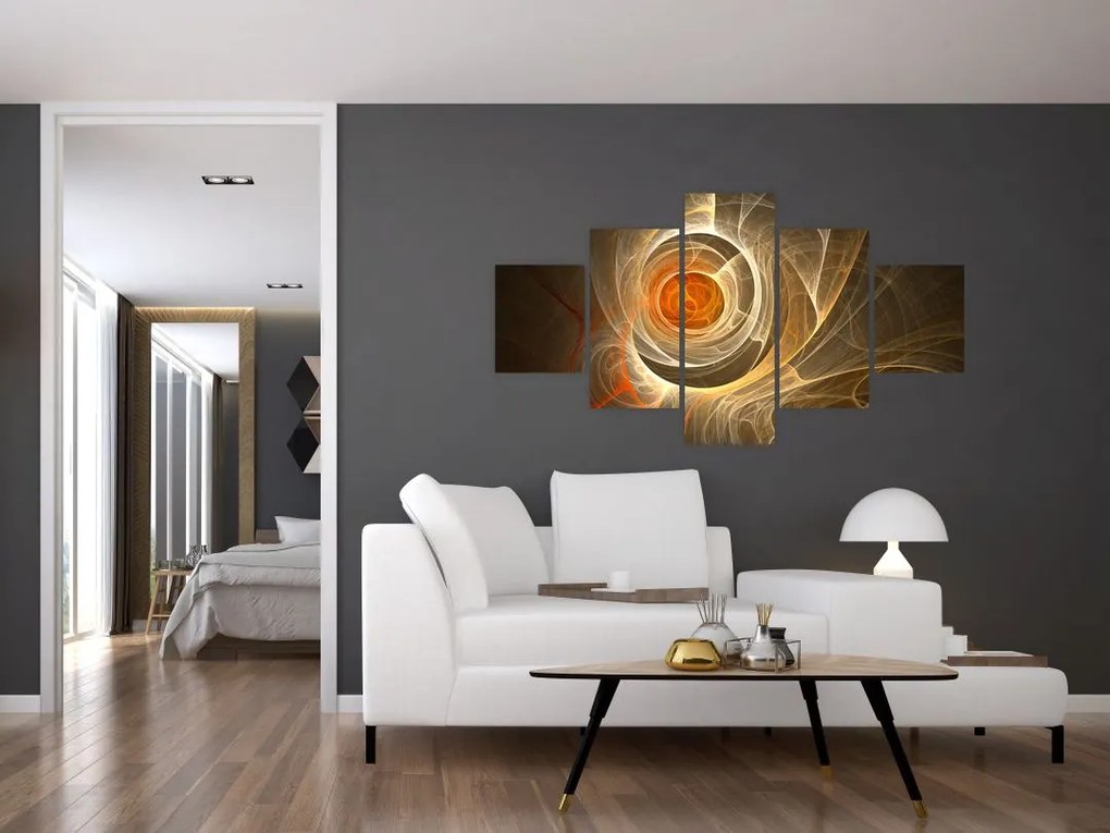 Obraz abstrakcji (125x70 cm)