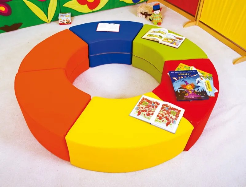 Piankowa pufa przedszkolna Kiddo łuk