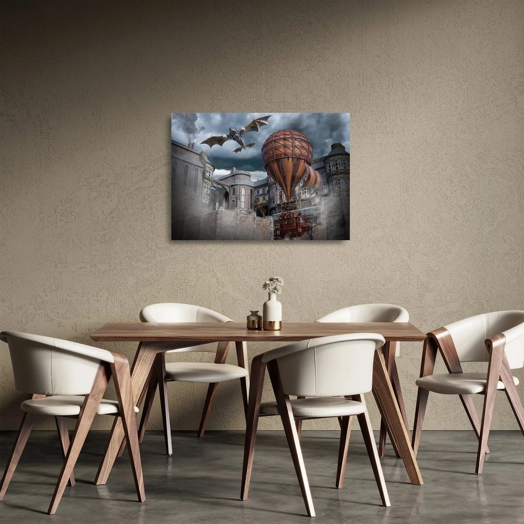 Obraz na szkle - Surrealistyczny krajobraz (70x50 cm)
