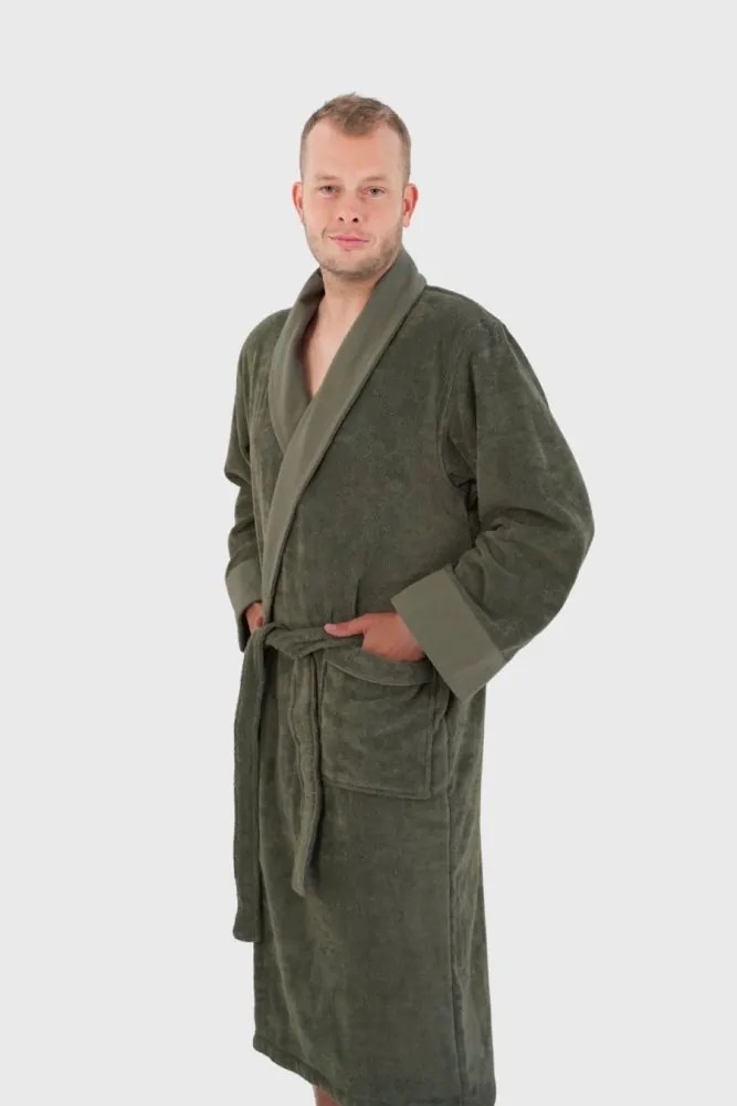 Męski szlafrok AXEL S Khaki