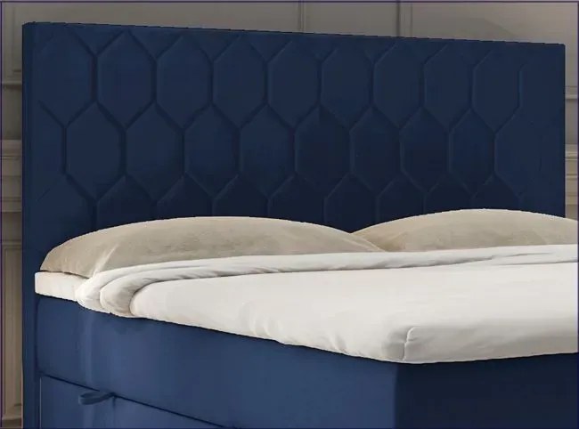Łóżko małżeńskie boxspring Cahir 160x200 - 32 kolory