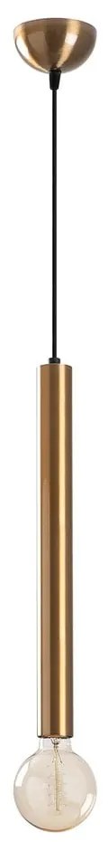Lampa wisząca w kolorze złota z metalowym kloszem ø 4 cm Tempo – Opviq lights