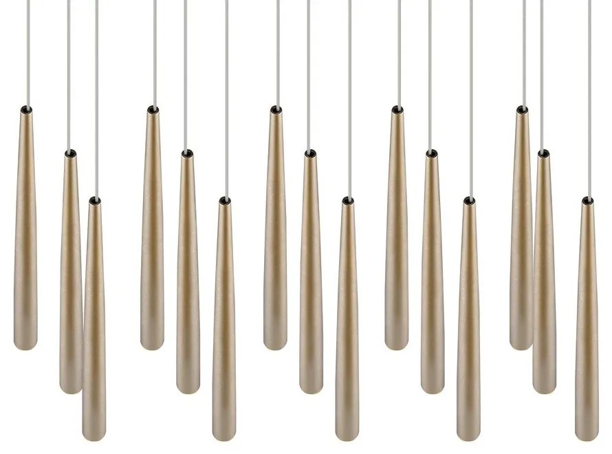 Lampa wisząca LED w kolorze złota Cala – Trio Select