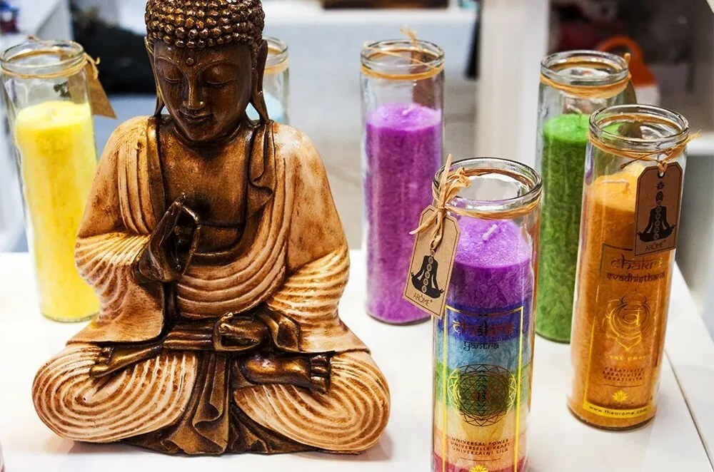 Arome Wysoka świeca zapachowa Chakra Uniwersalna siła, 320 g