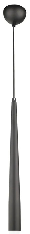 Czarna lampa wisząca ø 10 cm Agusta – Squid Lighting